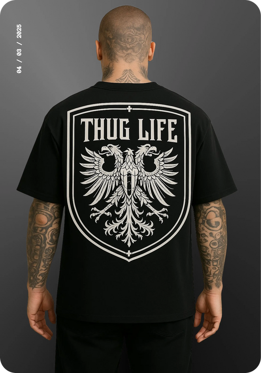 Oversized anime t-shirt, dark aesthetic tee